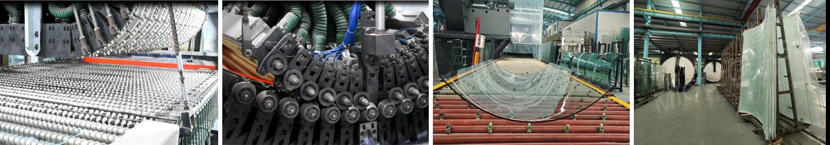 Tempered curved glass processing Tempered curved glass processing