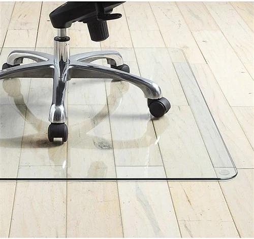 Koberce na stoličky z tvrdeného skla